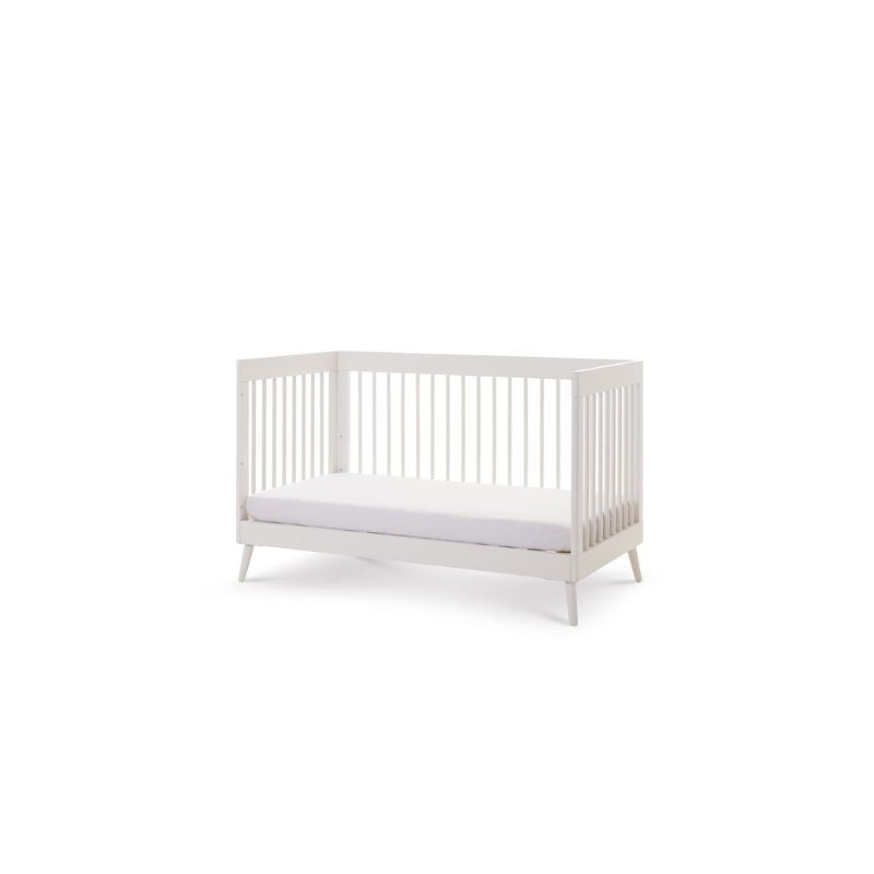 Light Gray OBABY MAYA COT BED - NORDIC WHITE
