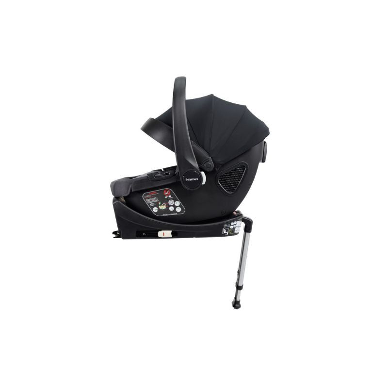 Dark Slate Gray BABYMORE CHIA TRAVEL SYSTEM COCO WITH BASE - PEARL GREY