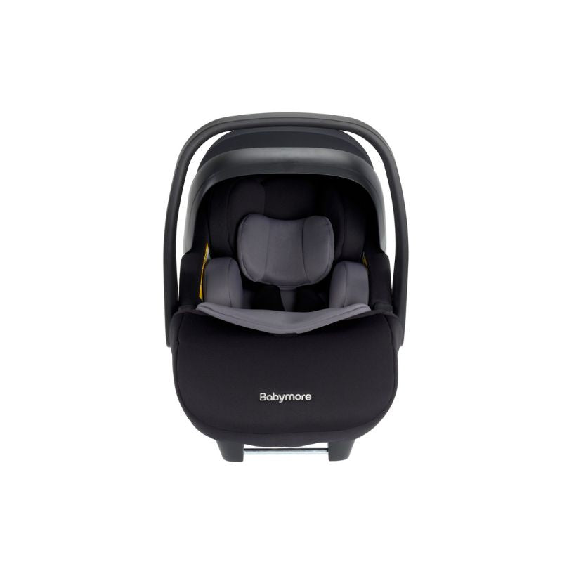 Babymore Pecan i-Size Baby Car Seat with Isofix Base - Black