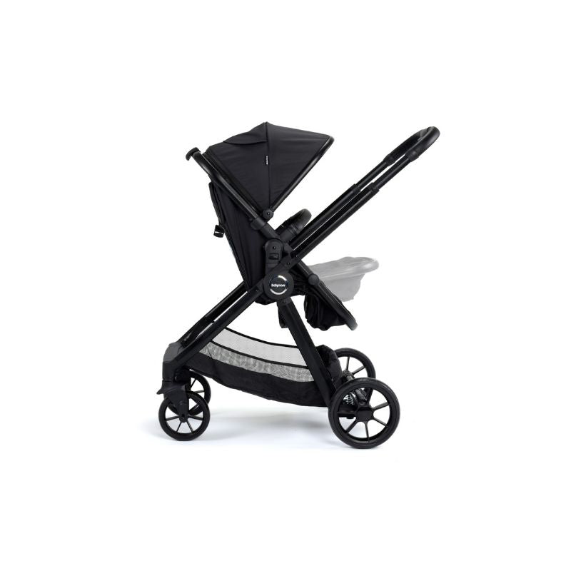 Babymore Mimi Travel System Pecan I-Size Car Seat + ISOFIX Base – Black