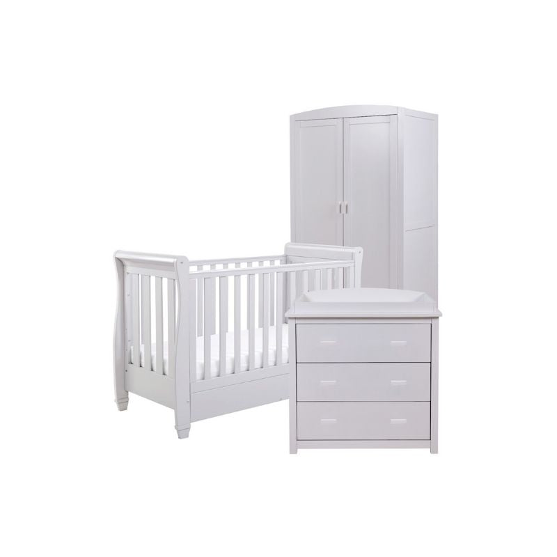 Babymore Eva 3 Piece Nursery Furniture Set – Grey