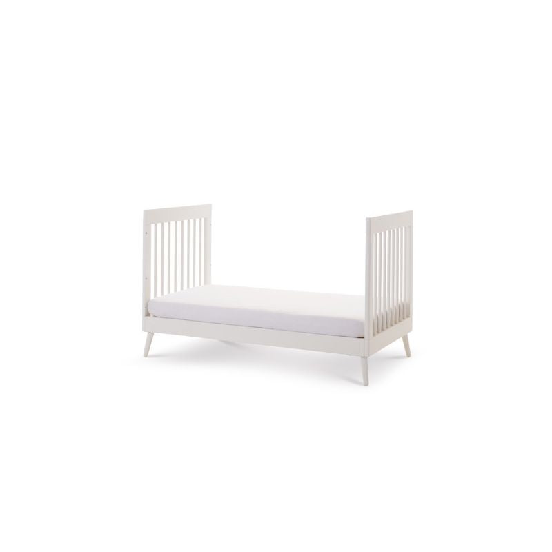 Light Gray OBABY MAYA COT BED - NORDIC WHITE