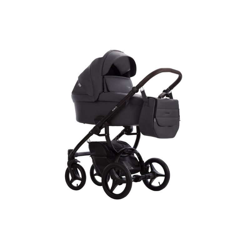 Dark Slate Gray BEBETTO LUCA ROYAL 2 in 1 PRAM & PUSHCHAIR, PRO 33 BLACK