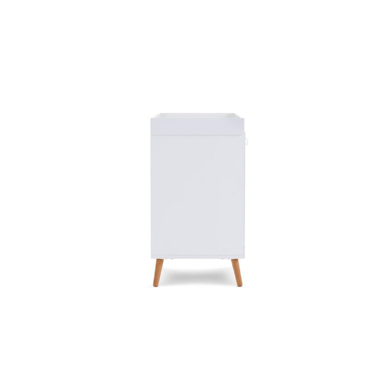 Lavender OBABY MAYA CHANGING UNIT - WHITE + NATURAL