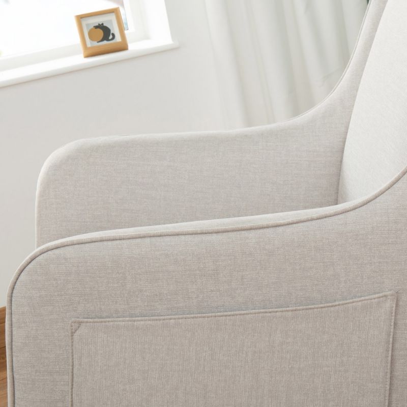 Babymore Ida Nursing Chair with Footstool – Cashmere