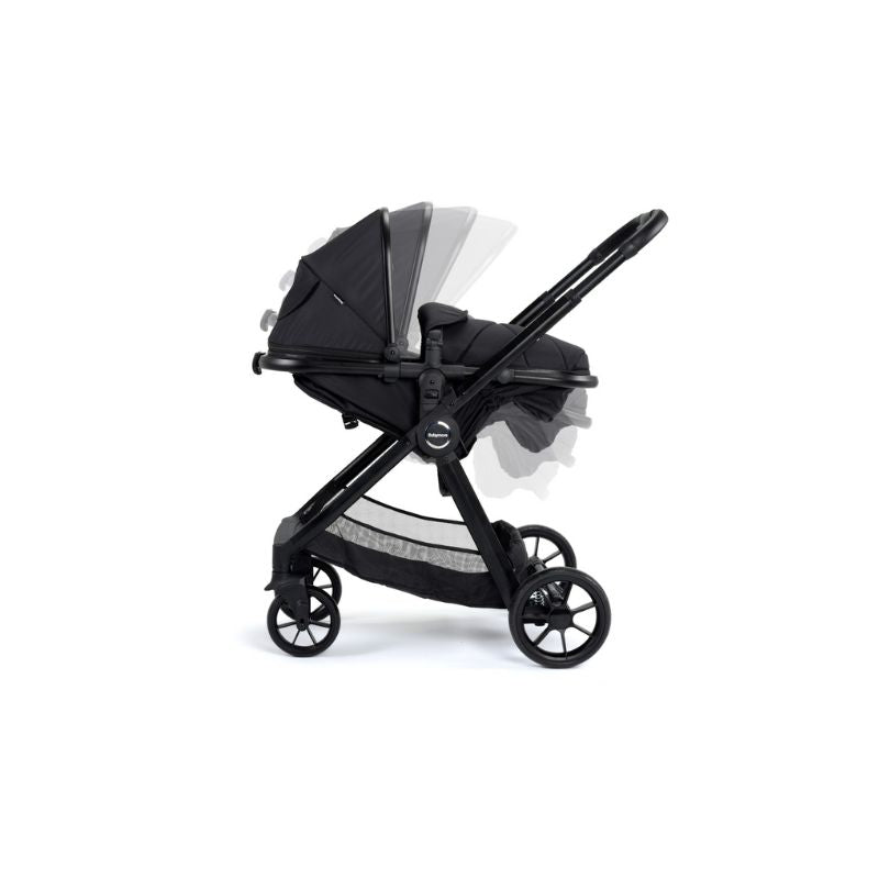 Babymore Mimi Travel System Pecan + I-Size Car Seat – Black