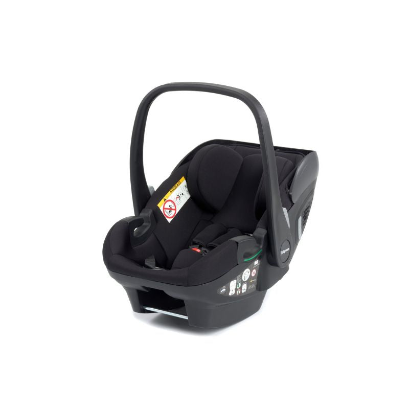 Babymore Pecan i-Size Baby Car Seat with Isofix Base - Black - Prime Baby Gear