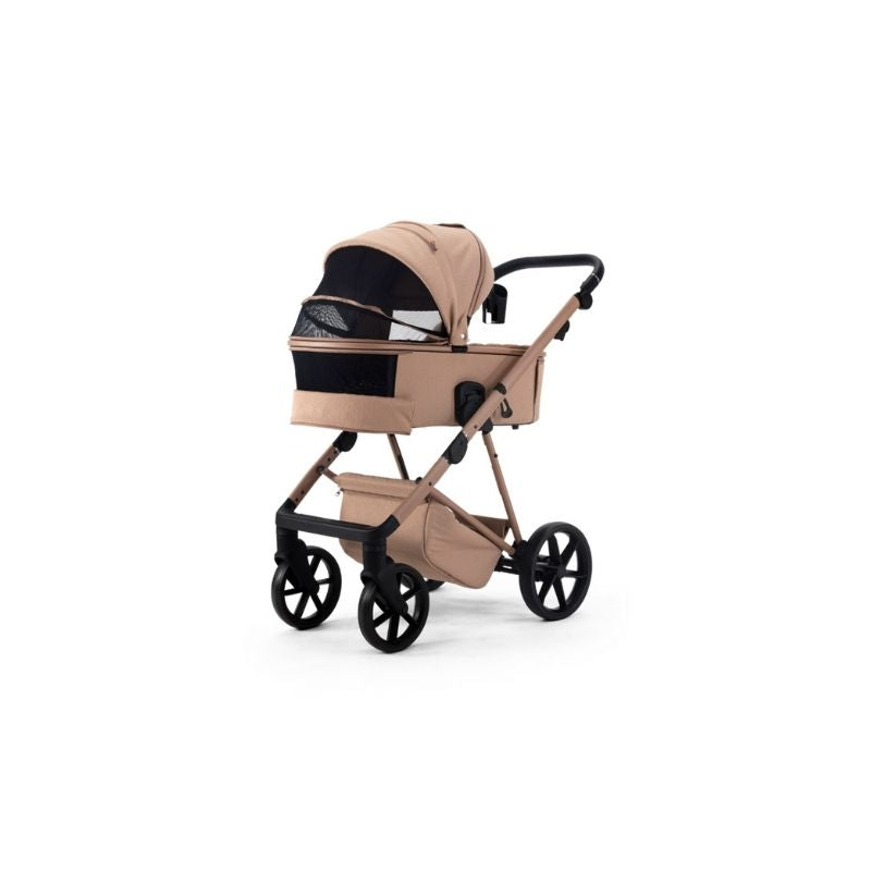 Mee-go Milano Natura All in One Travel System + Isofix Base - Camel