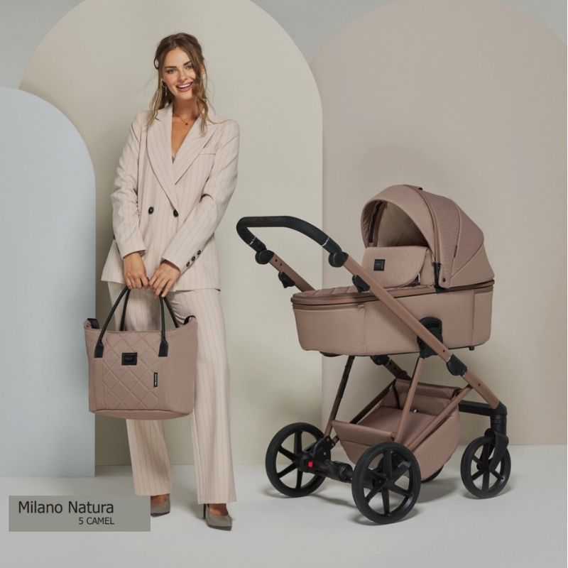 Mee-go Milano Natura All in One Travel System + Isofix Base - Camel