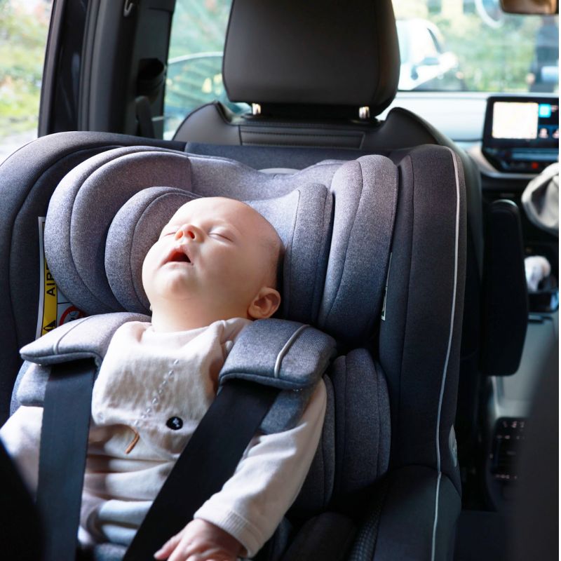 Babymore Kola 360° i-Size Car Seat 40-105cm 0-4 years - Grey