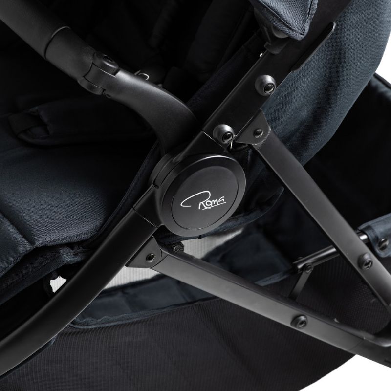 Roma Atlas All Terrain Stroller - Jet Black - Prime Baby Gear