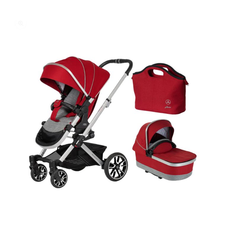 Mercedes-Benz Avantgarde GTX 2 in 1 Pram & Pushchair - Hyacinth Red