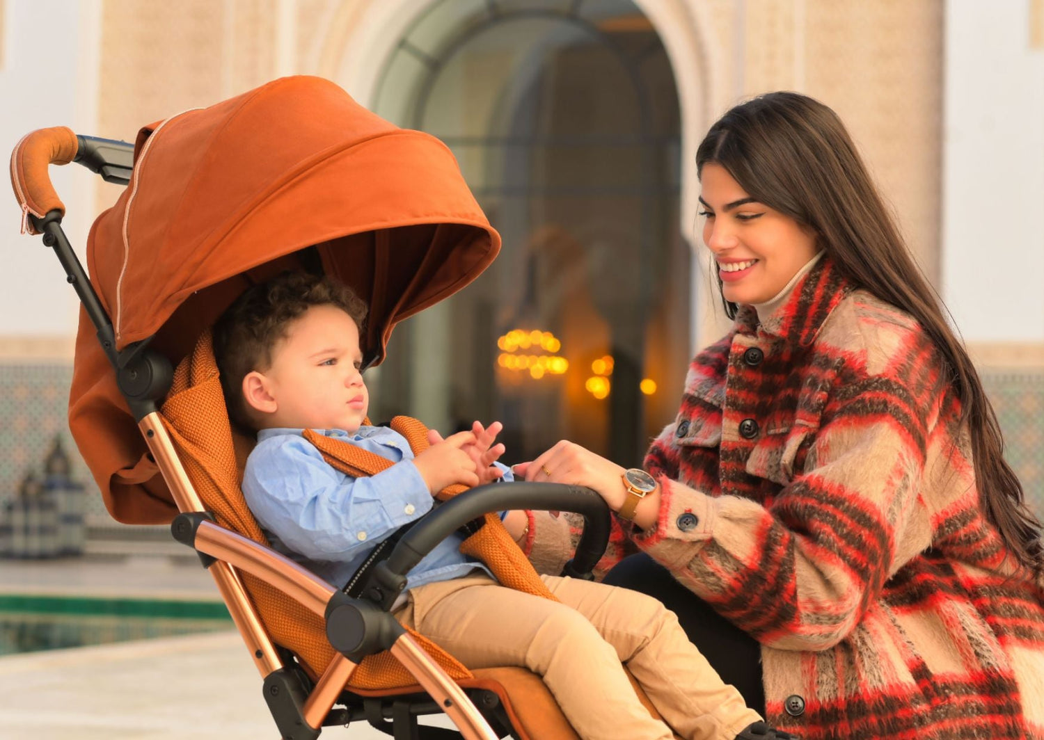 Babymore Kai 2 in 1 Pram & Pushchair - Sandstone