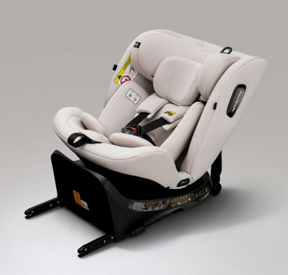 Jovikids Ranger TT - i-Size 360° Rotating Car Seat (40-150 cm) All-in-One ISOFIX & Top Tether Car Seat - Milkstone