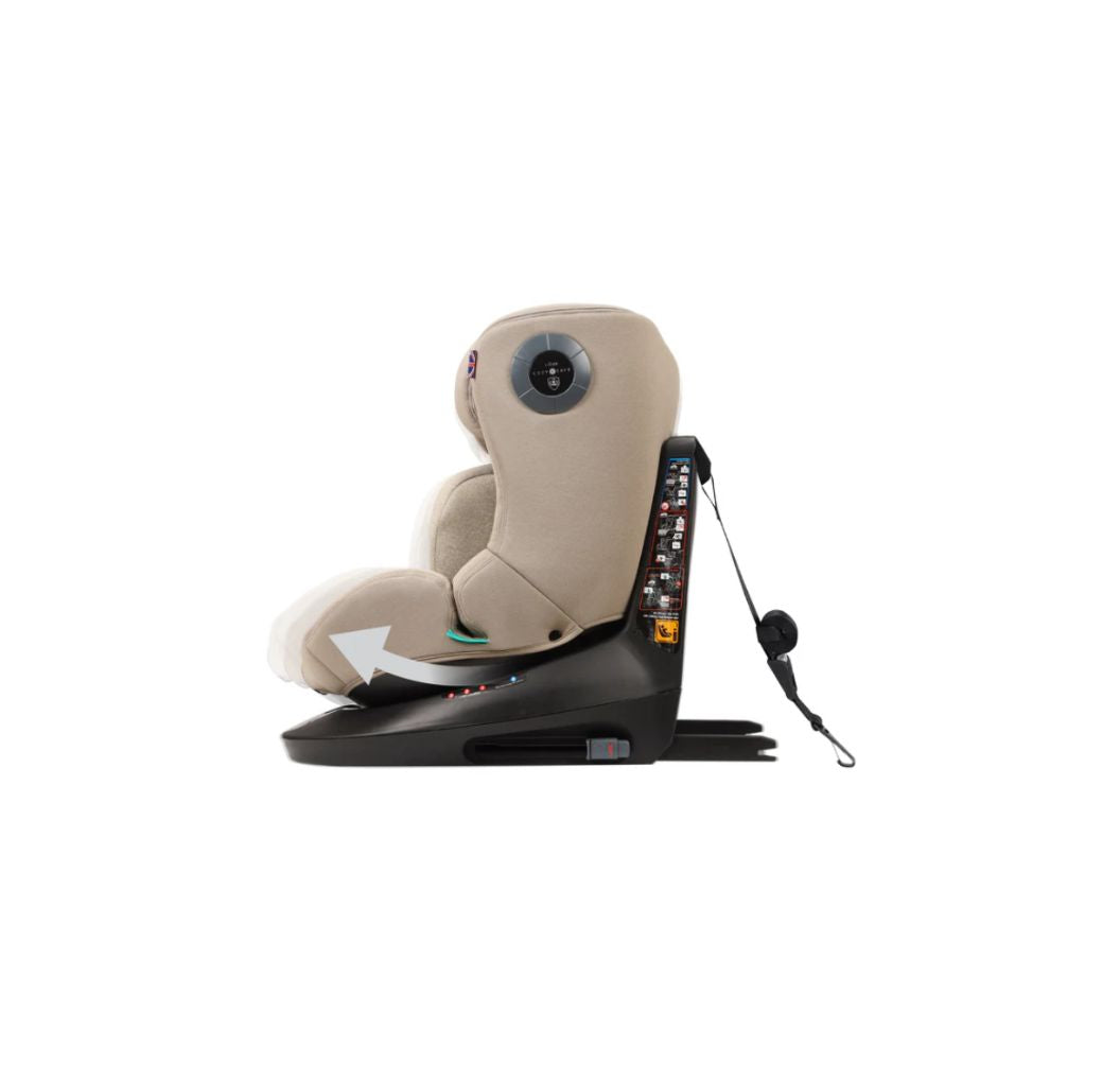 Cozy N Safe Comet Plus i-Size 360° Rotating Car Seat (40–150cm) | Birth to 12 Years | ISOFIX & Top Tether - Ecru
