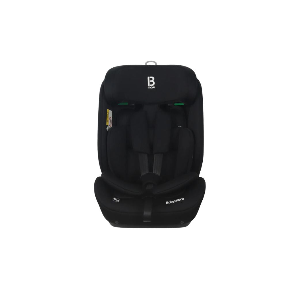 Babymore Hazel i-Size Car Seat 76–150cm | 15 Months to 12 Years | Black