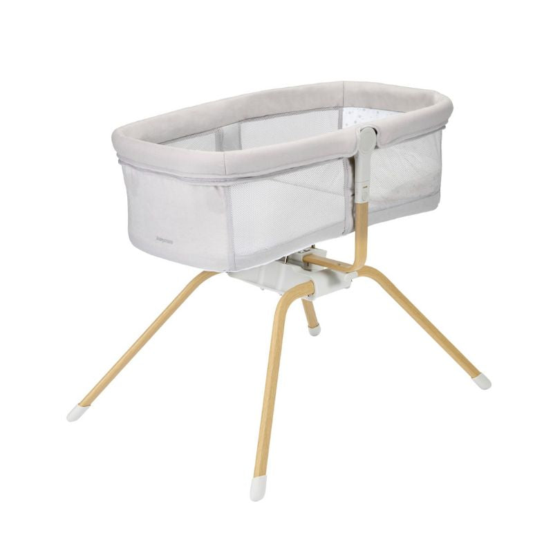 Babymore Air Motion Gliding Crib - Grey