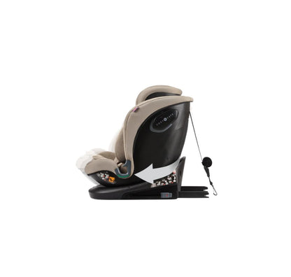 Cozy N Safe Vesta i-Size 360° Rotating Car Seat (40–150cm) | Birth to 12 Years | ISOFIX - Ecru