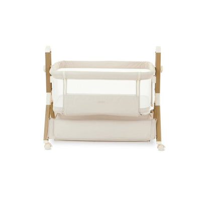OBaby Cloud Bedside Crib - Oatmeal