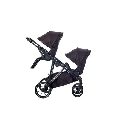 Dark Slate Gray MEE-GO UNO PLUS 2 IN 1 PRAM & PUSHCHAIR - BLACK CHROME