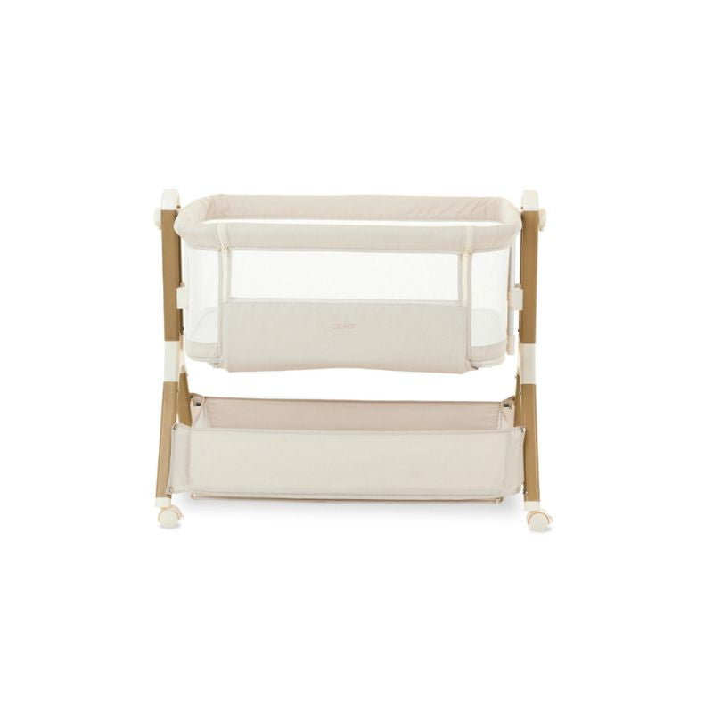 OBaby Cloud Bedside Crib - Oatmeal