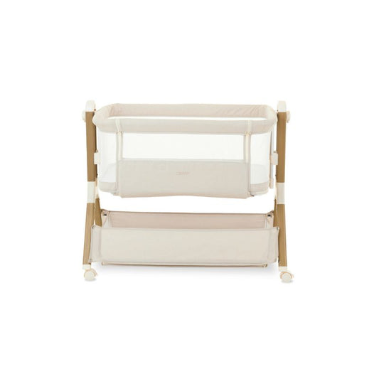 OBaby Cloud Bedside Crib - Oatmeal