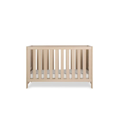 Obaby Nika 3 Piece Nursery Room Set | Cot Bed, Changing Unit & Wardrobe - Aspen