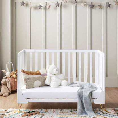 Babymore Kimi Cot Bed – White