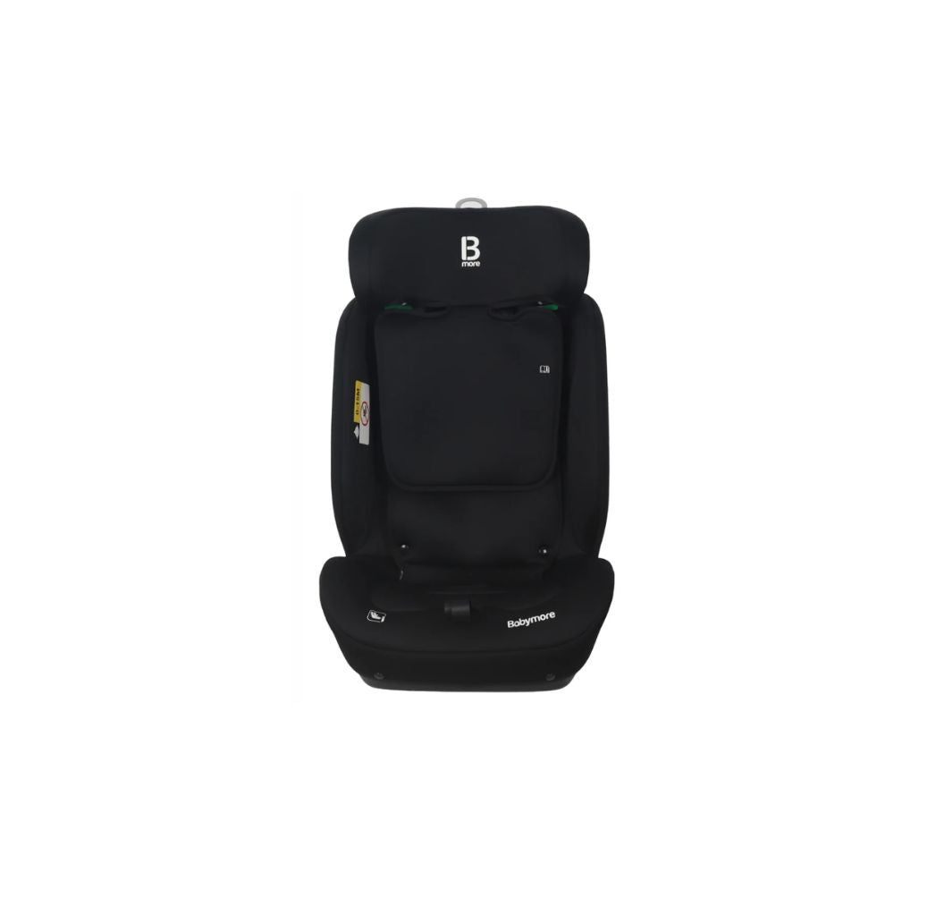 Babymore Hazel i-Size Car Seat 76–150cm | 15 Months to 12 Years | Black