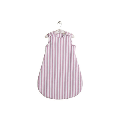 Obaby Twin Pack Muslin Baby Sleeping Bags | 2.5 Tog | 0–6 Months | Berry Print & Berry Stripe