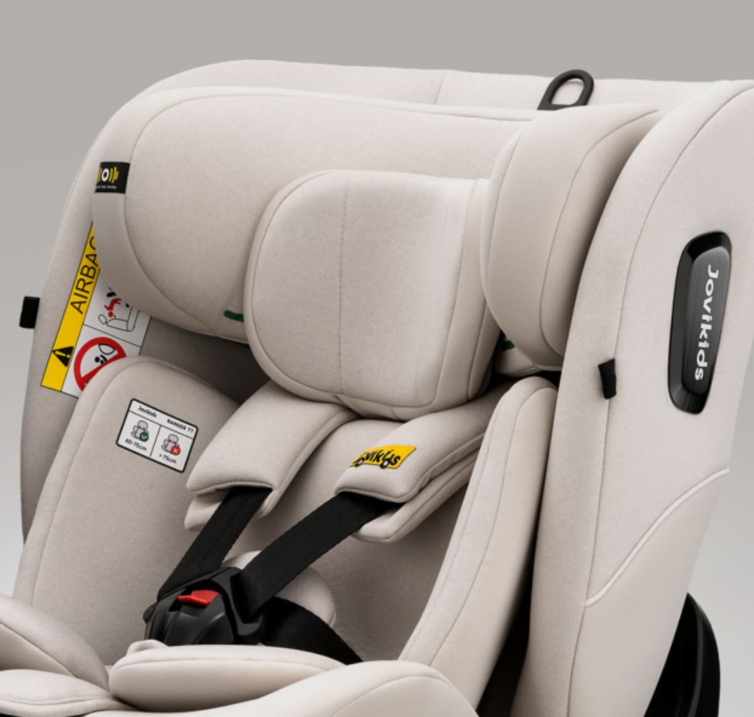 Jovikids Ranger TT - i-Size 360° Rotating Car Seat (40-150 cm) All-in-One ISOFIX & Top Tether Car Seat - Milkstone