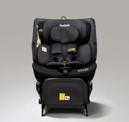 Jovikids Ranger 2 i-Size 360° Rotating Car Seat with Canopy – 40-150cm All-in-One ISOFIX Car Seat