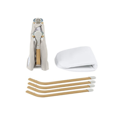 Babymore Air Motion Gliding Crib - Grey