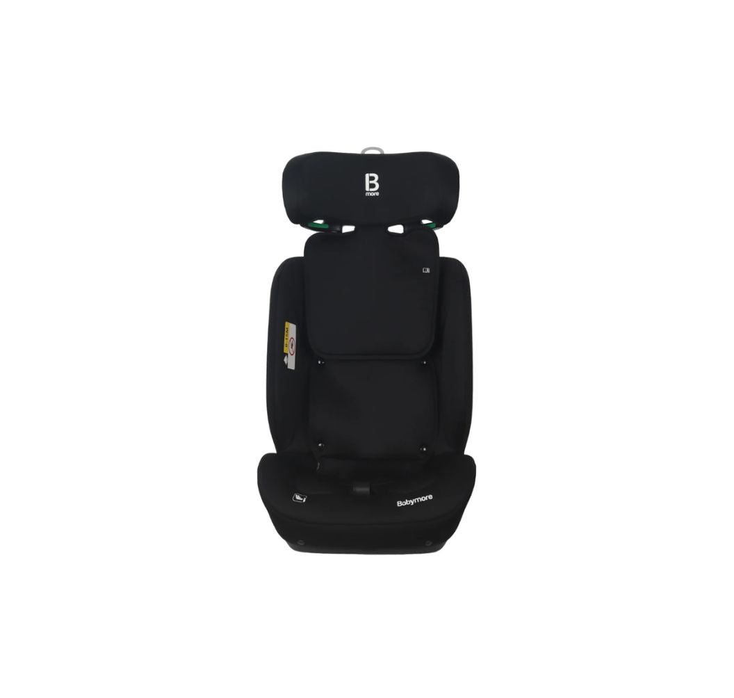 Babymore Hazel i-Size Car Seat 76–150cm | 15 Months to 12 Years | Black