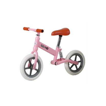 HOMCOM 12" Toddler Balance Bike | Adjustable Seat | No Pedal Training Bike | Ages 2–5 Year - Pink