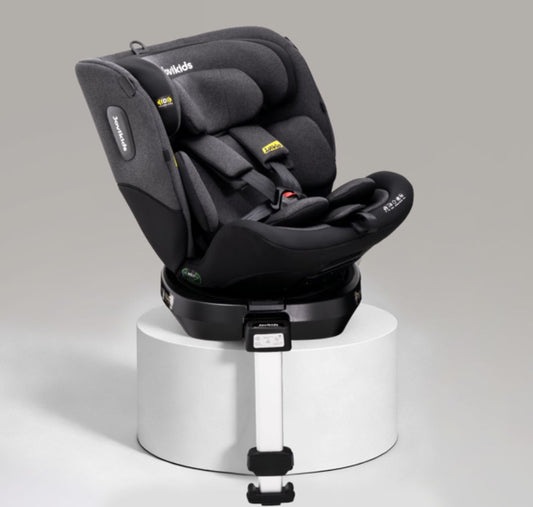 Jovikids Ranger 2 i-Size 360° Rotating Car Seat with Canopy – 40-150cm All-in-One ISOFIX Car Seat