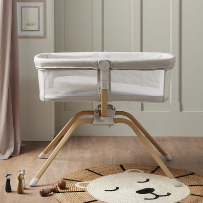 Babymore Air Motion Gliding Crib - Grey