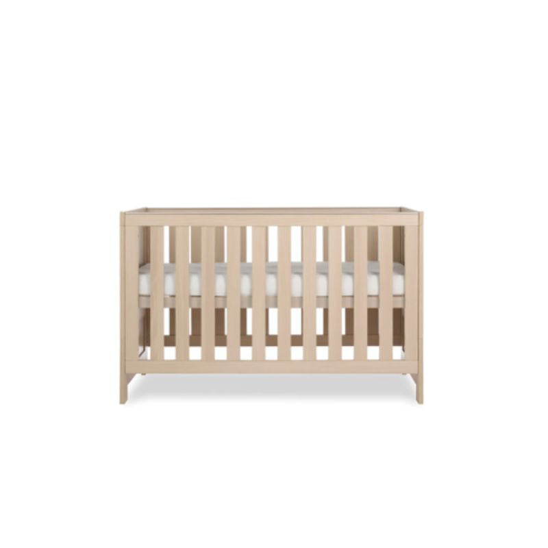 Obaby Nika 3 Piece Nursery Room Set | Cot Bed, Changing Unit & Wardrobe - Aspen