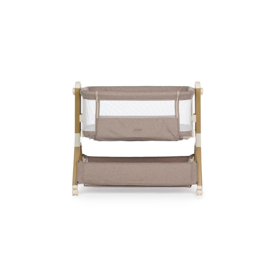 Obaby Cloud Bedside Crib – Nutmeg | Adjustable Bedside Sleeper & Newborn Crib with Mattress (Copy) (Copy)