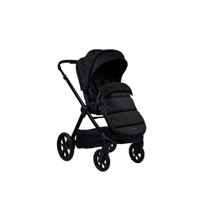 Bababing Raffi MKII - 12 Piece Travel Bundle + Spin Car Seat & ISOFIX base - Gloss Black
