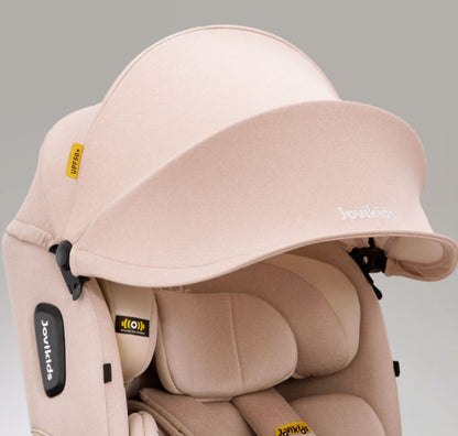 Jovikids Ranger 2 - i-Size 360° Rotating Car Seat with Canopy – 40-150cm All-in-One + ISOFIX Rosewood