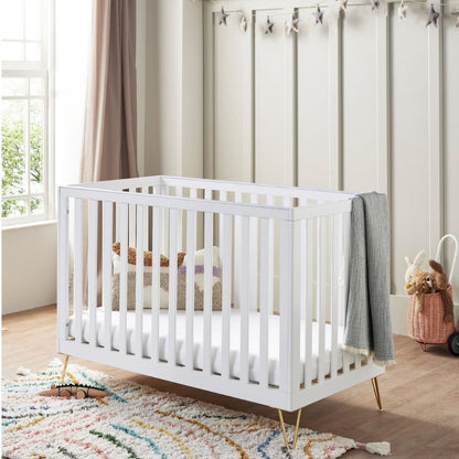 Babymore Kimi Cot Bed – White