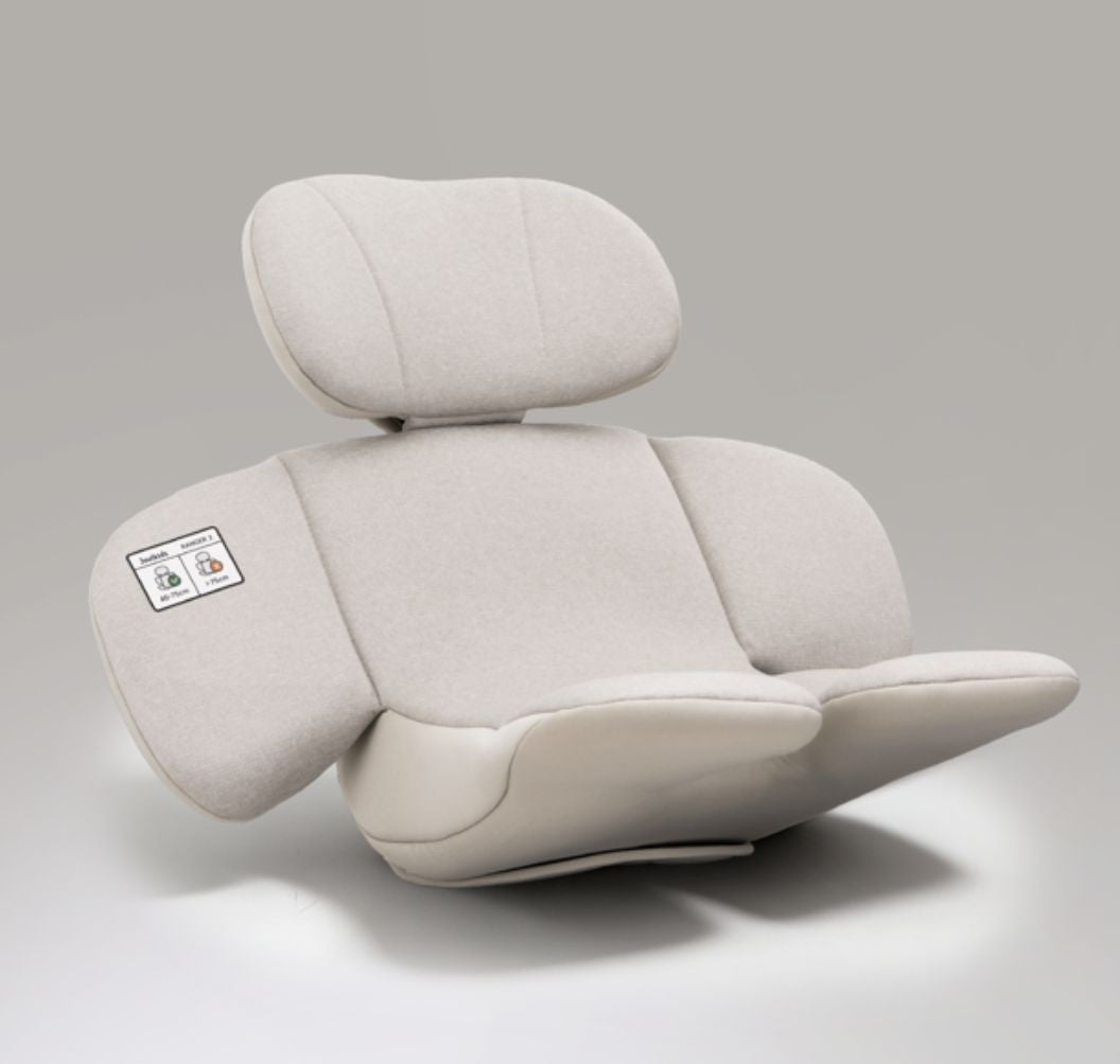 Jovikids Ranger 2 - i-Size 360° Rotating Car Seat with Canopy – 40-150cm All-in-One + ISOFIX Milkstone