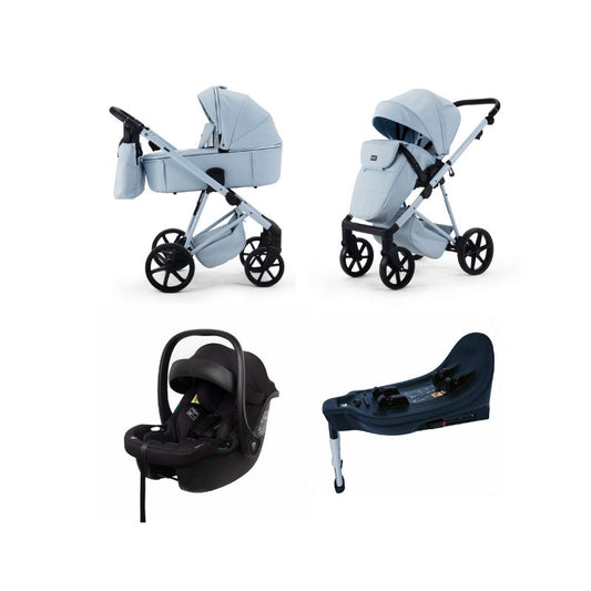 Mee-go Milano Natura All in One Travel System + Isofix Base - Sky