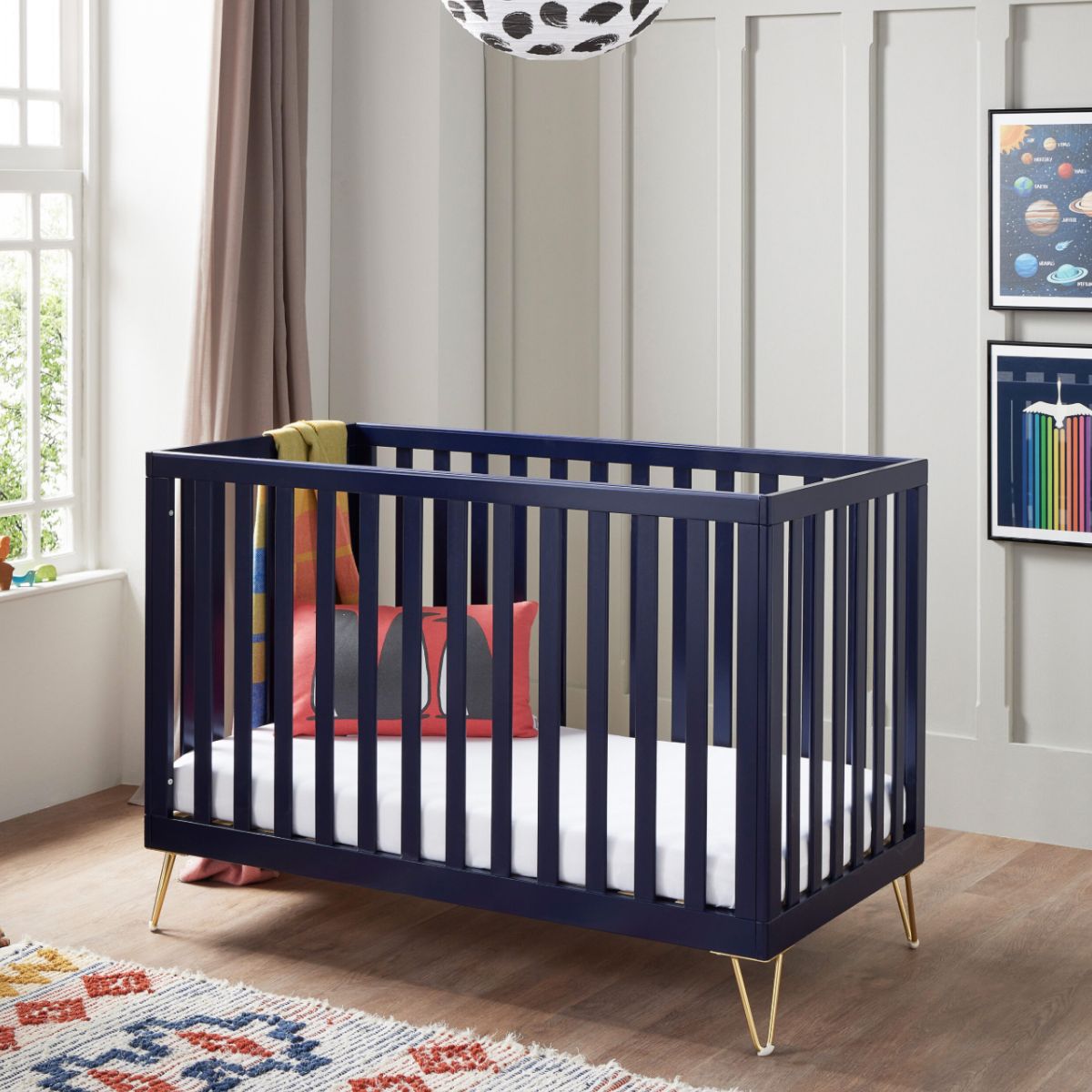 Babymore Kimi Cot Bed – Midnight