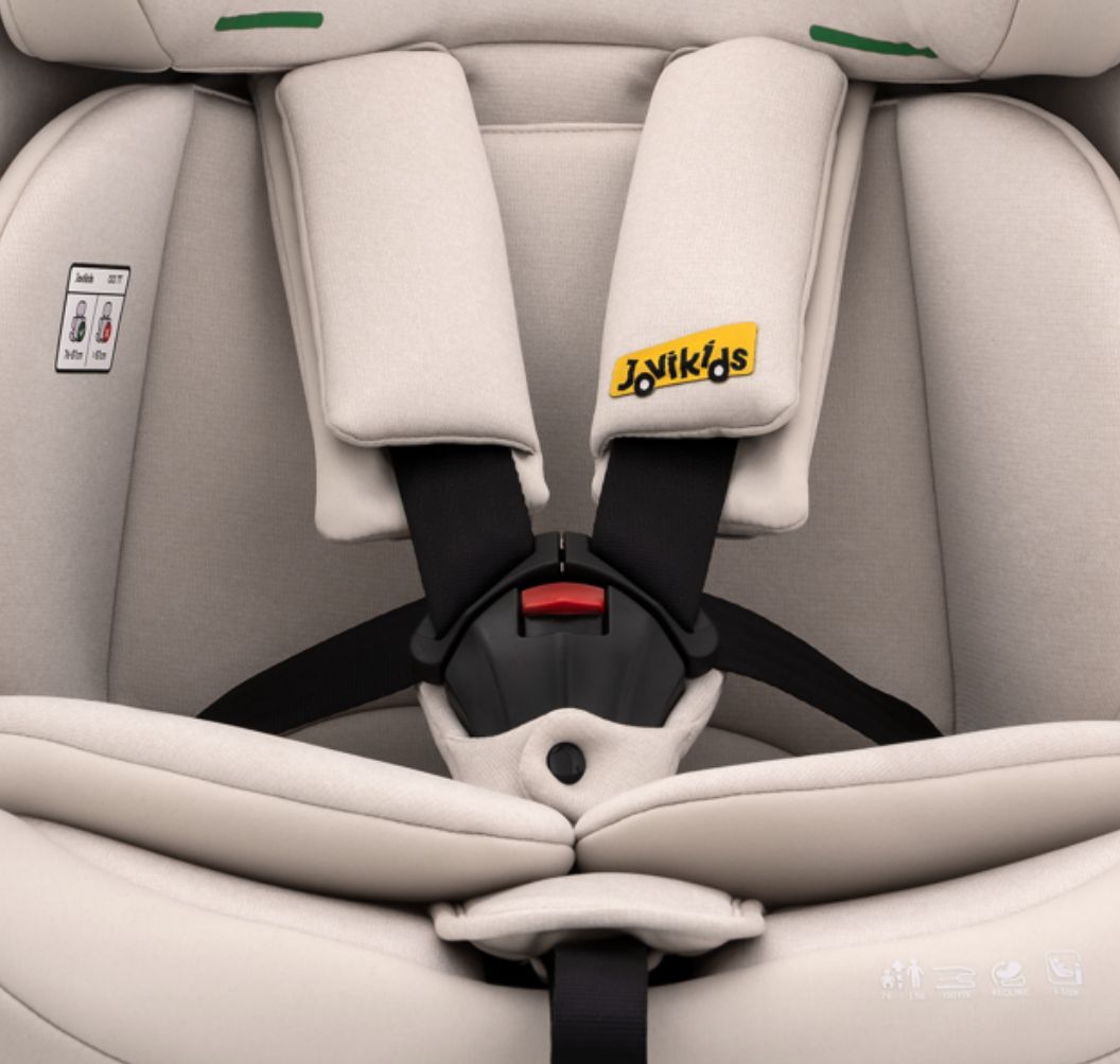 Jovikids CiCI TT i-Size Car Seat (76-150 cm), ECE R129 15 Months-12 Years - Milkshake 