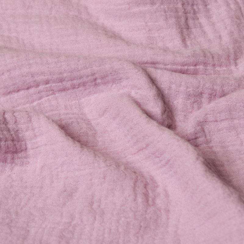 Obaby Twin Pack Muslin Baby Sleeping Bags | 2.5 Tog | 0–6 Months | Berry Print & Berry Stripe