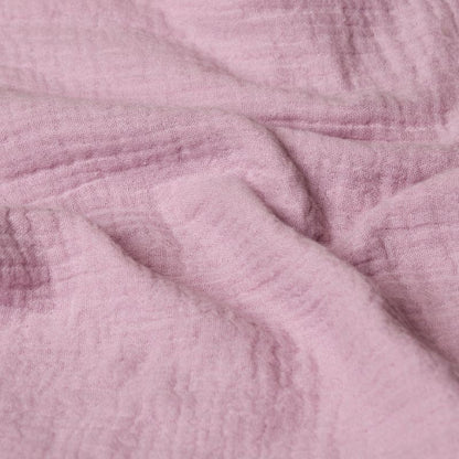 Obaby Twin Pack Muslin Baby Sleeping Bags | 2.5 Tog | 0–6 Months | Berry Print & Berry Stripe