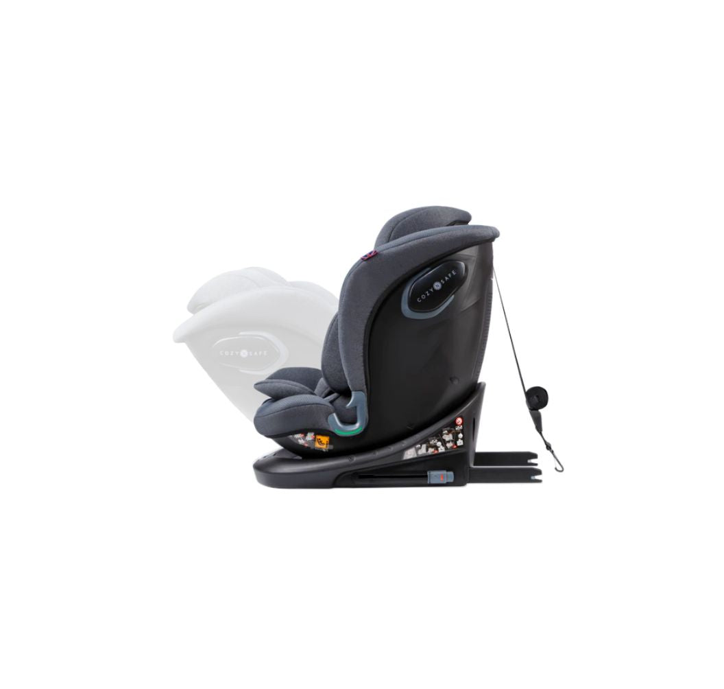 Cozy N Safe Vesta i-Size 360° Rotating Car Seat (40–150cm) | Birth to 12 Years | ISOFIX - Slate