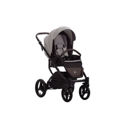 Black BEBETTO LUCA ROYAL PRO 2 in 1 PRAM & PUSHCHAIR, PRO 34 GREY